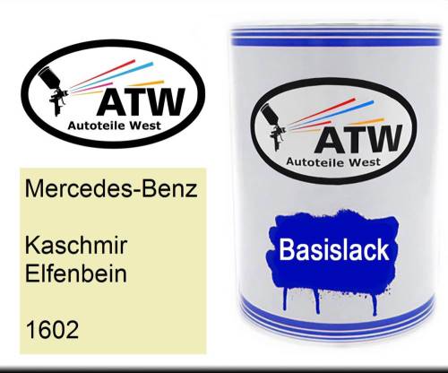 Mercedes-Benz, Kaschmir Elfenbein, 1602: 500ml Lackdose, von ATW Autoteile West.